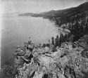 679. View from the top of Cave Rock - Eastern Shore of Lake Tahoe, looking North.