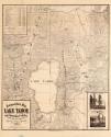 Map of Lake Tahoe and Surrounding Country