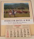 Overland Hotel calendar