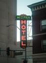 Mizpah Hotel Sign