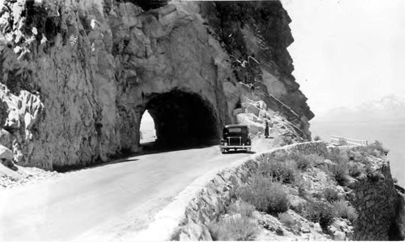 Cave Rock Tunnel : Photo Details :: The Western Nevada Historic Photo ...