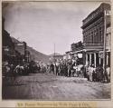 710. Pioneer Stages leaving Wells, Fargo & Co's, C Street, Virginia City.